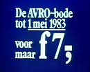 AVRO - Avrobode (Stem Karel vd Graaf) (19830123)